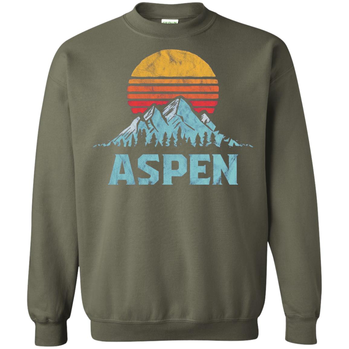 Aspen Mountain T-shirt Military Green