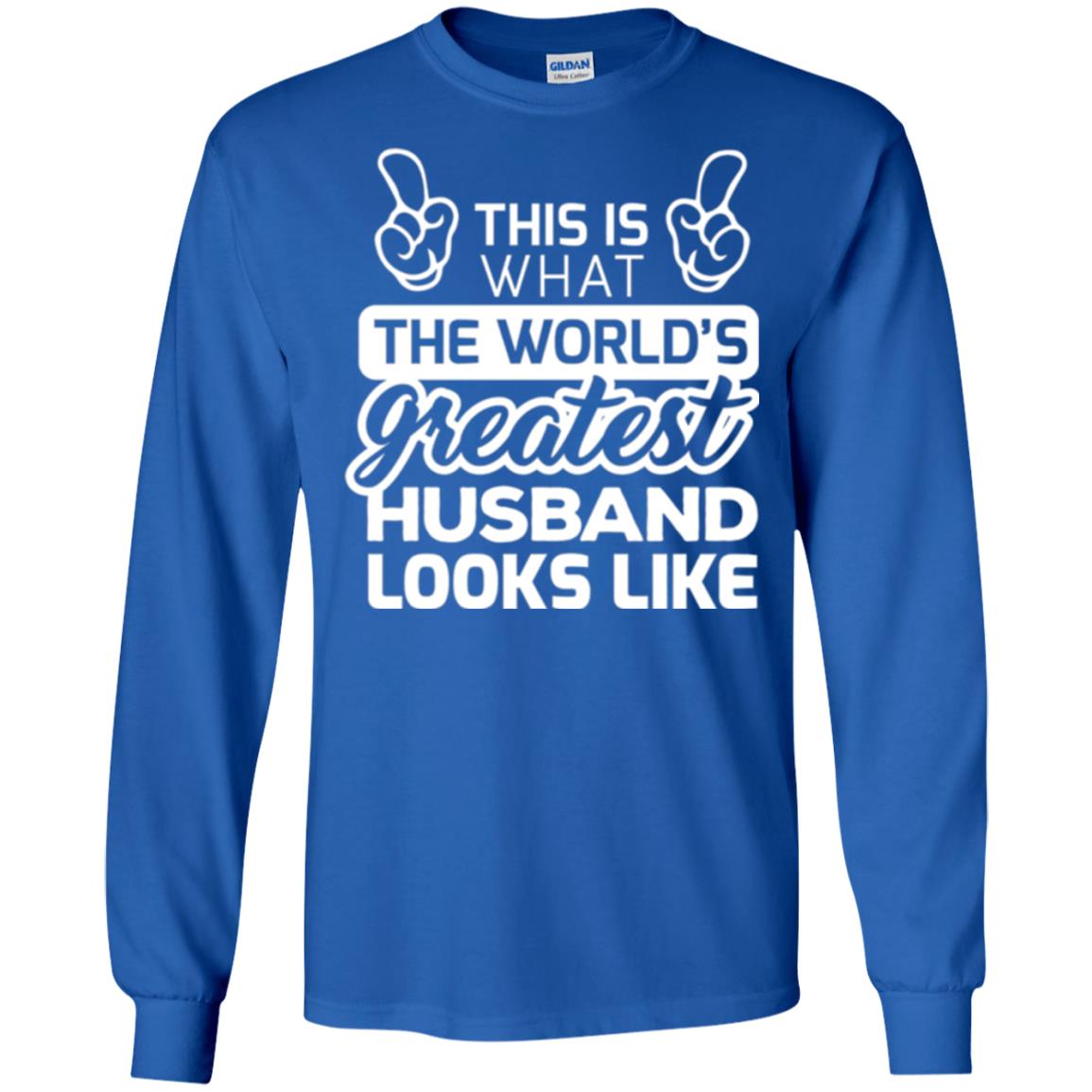 World_s Greatest Husband Best Husband Ever Looks Like T-shirt Royal