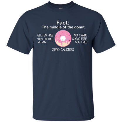 Fact The Middle Of The Donut Zero Calories Shirt Navy