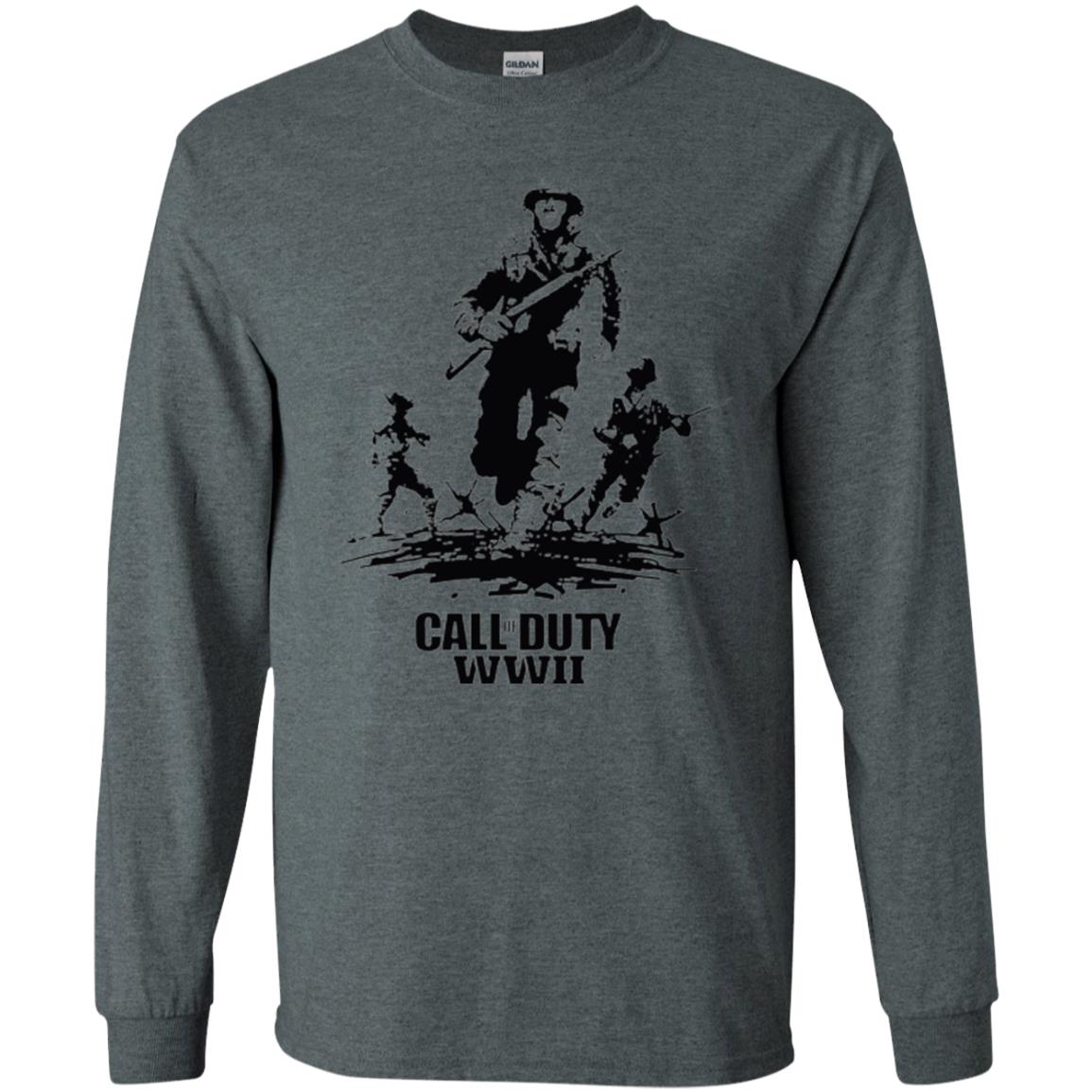 Military T-shirt Call Of Duty Wwi Dark Heather