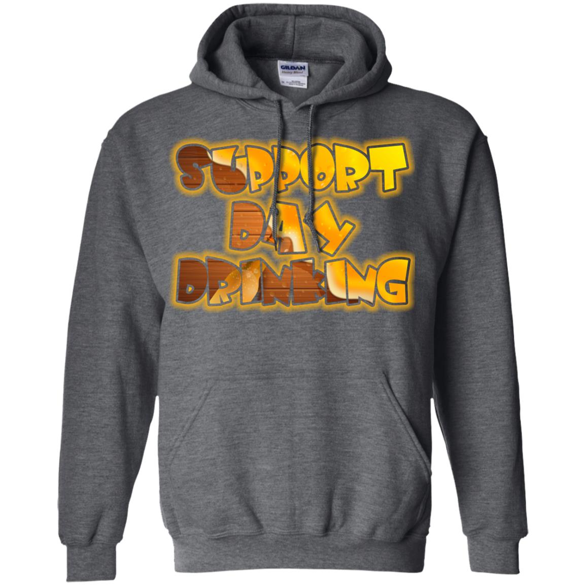 Saint Patrick's Day T-shirt Support Day Drinking Dark Heather