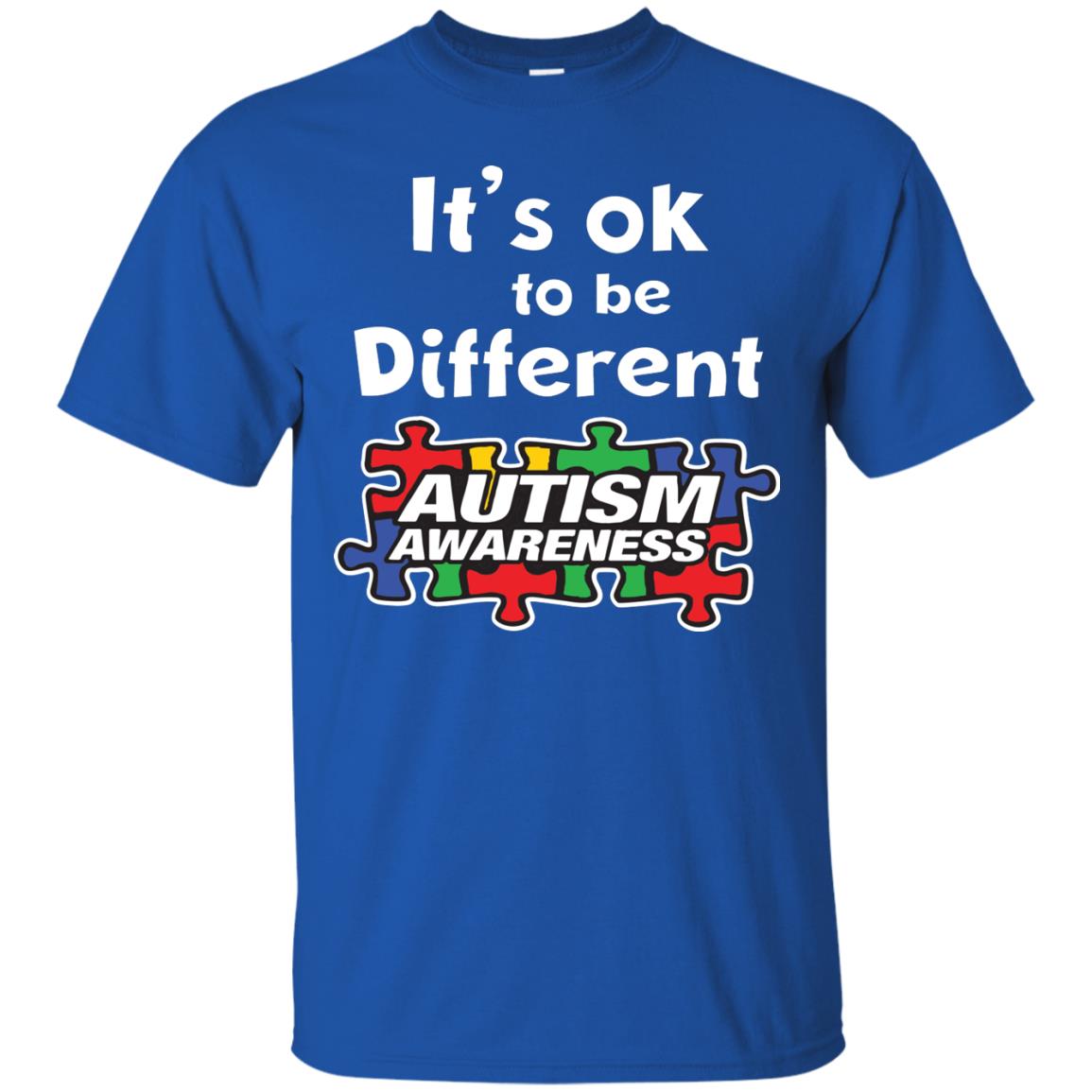 It’s Ok To Be Different Autism Awareness Best Gift Shirt For Autism Awareness Royal