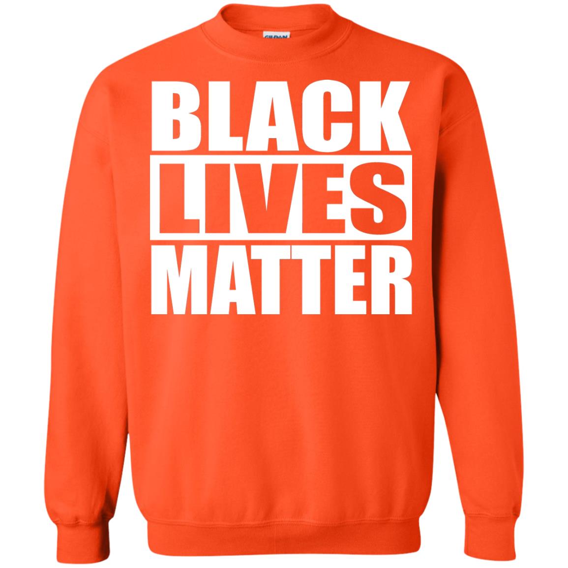 Black Live Matter Shirt Orange