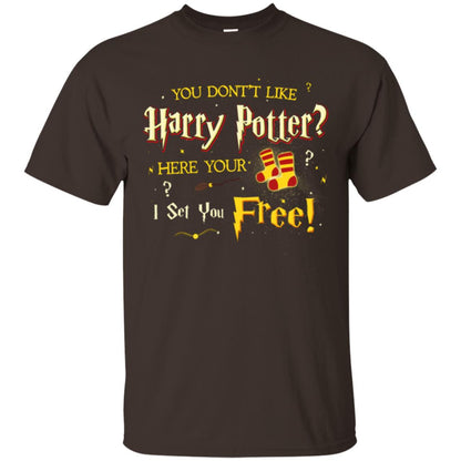 You Don_t Like Harry Potter Here Your I Set You Free Movie T-shirt Dark Chocolate