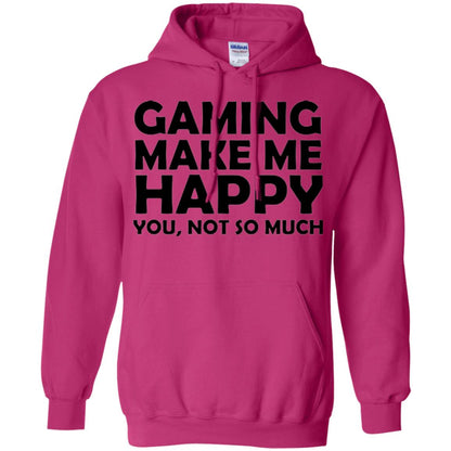 Gaming T-shirt Gaming Makes Me Happy You Not So Much Heliconia