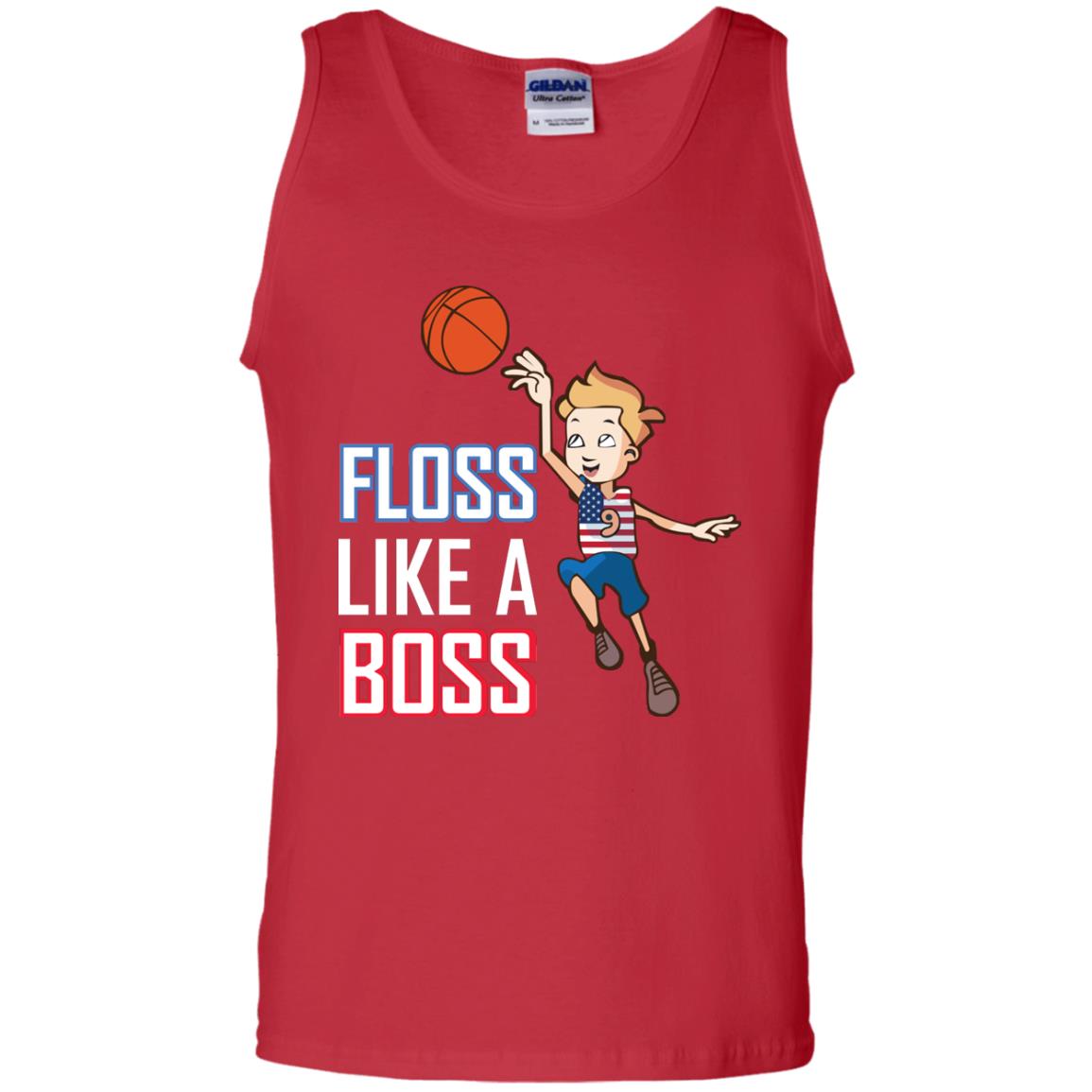 Floss Like A Boss Shirt For Basketball Players Red