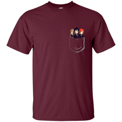 Harry Potter Pocket Movie Lover T-shirt Maroon