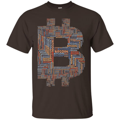Bitcoin T-shirt Dark Chocolate