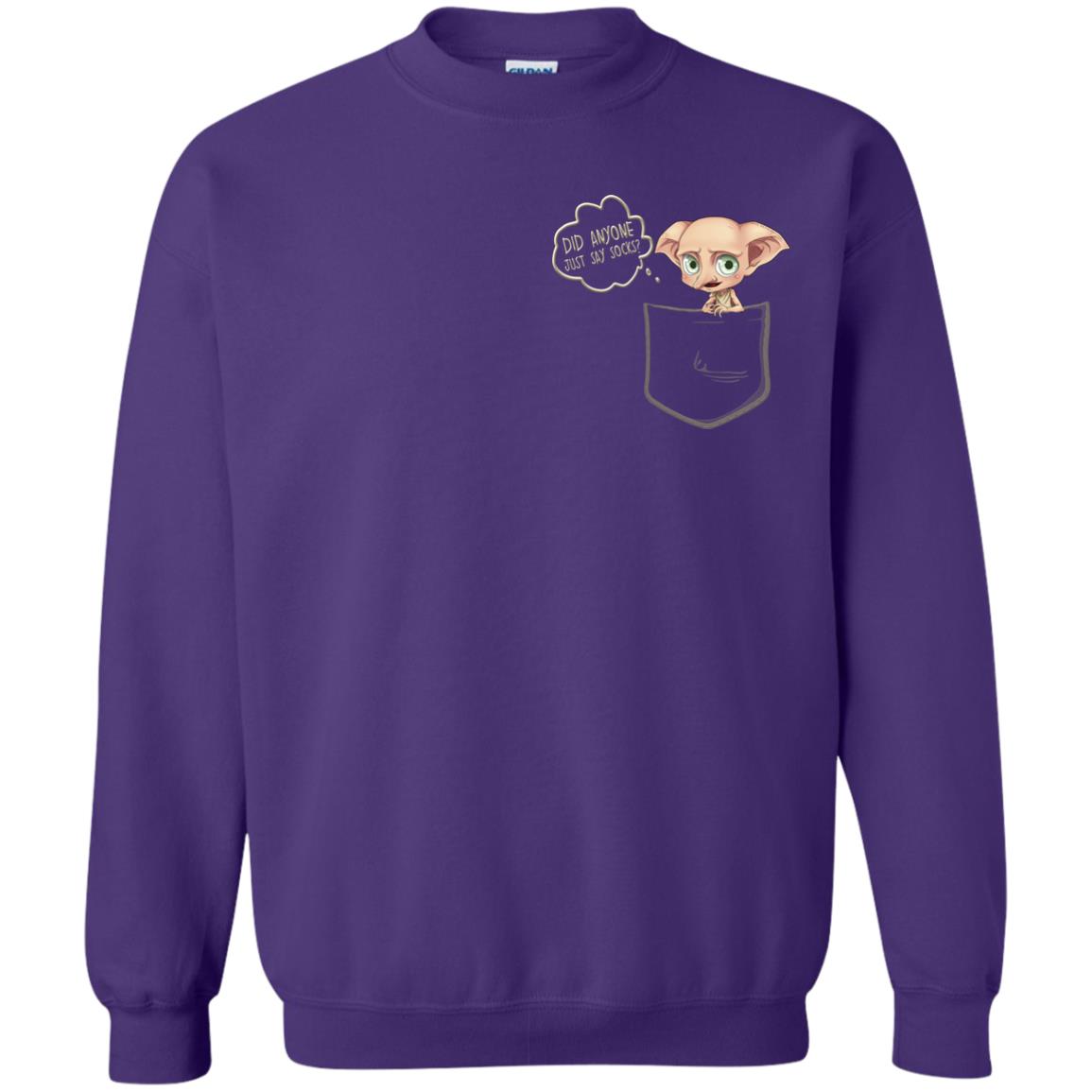 Did Anyone Just Say Socks Dobby In Pocket Shirt Purple