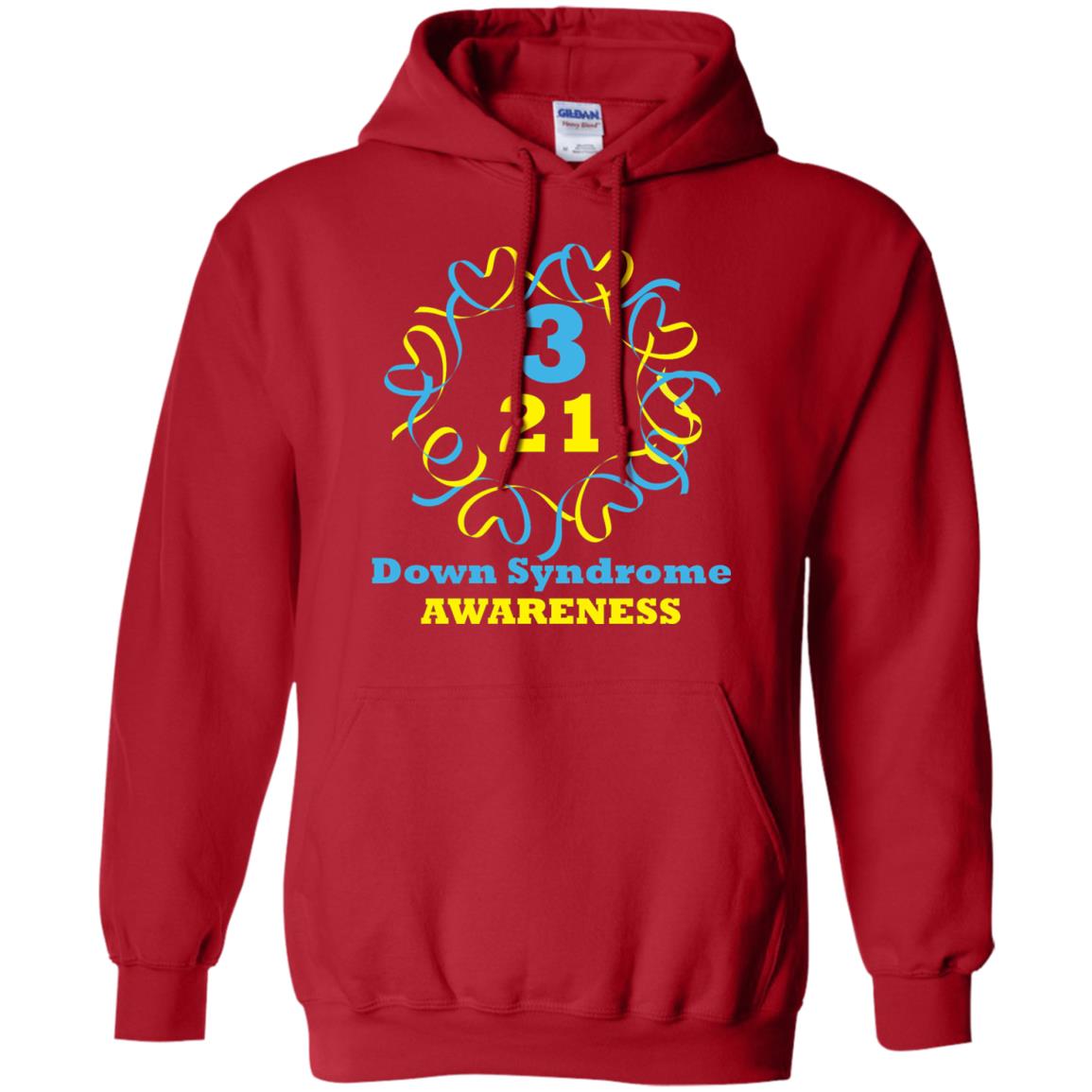 Down Syndrome Awareness T Shirt Red