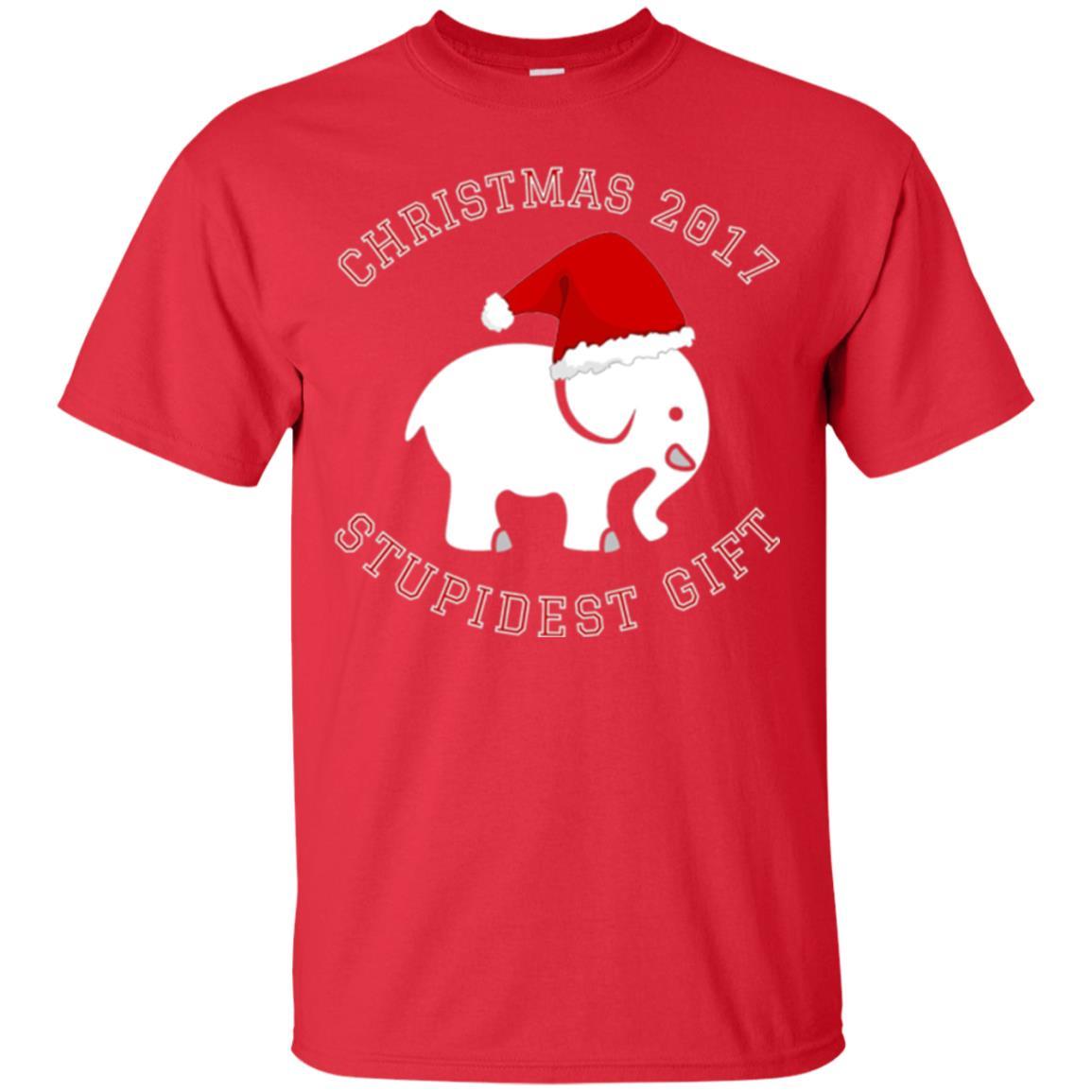 Elephant T-shirt Christmas 2017 T-shirt Red