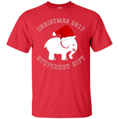 Elephant T-shirt Christmas 2017 T-shirt Red