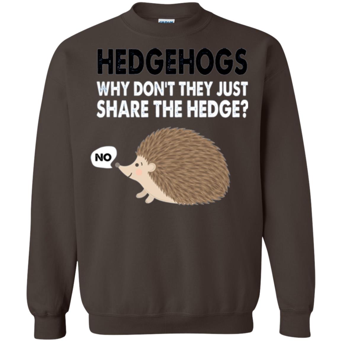 Hedgehogs T-shirt Why Don_t They Just Share Hedge Dark Chocolate