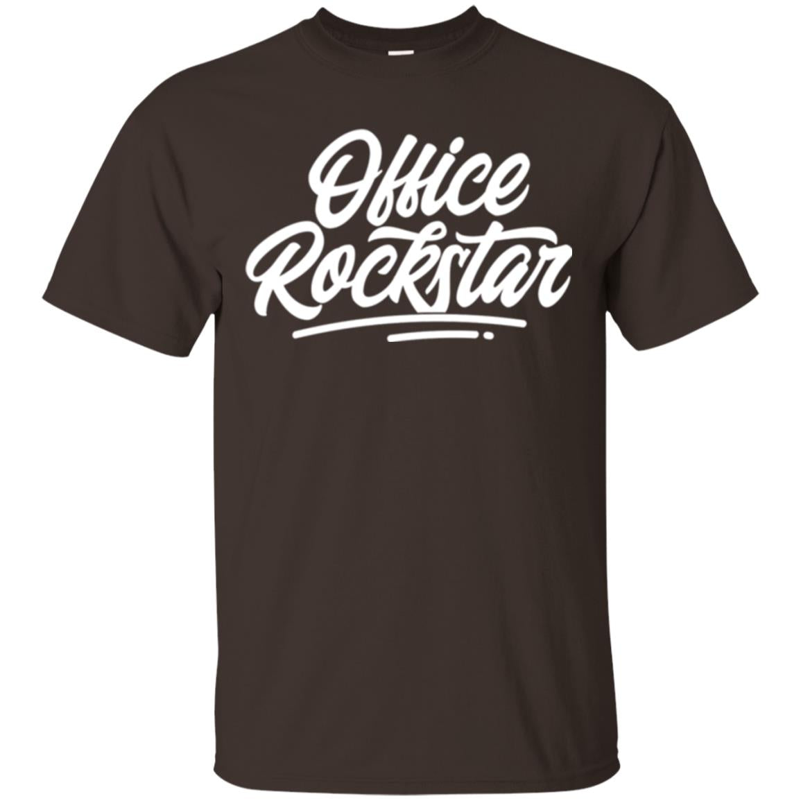Office Rockstar T-shirt Administrative Professionals Day Dark Chocolate