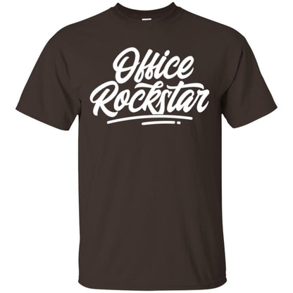 Office Rockstar T-shirt Administrative Professionals Day Dark Chocolate