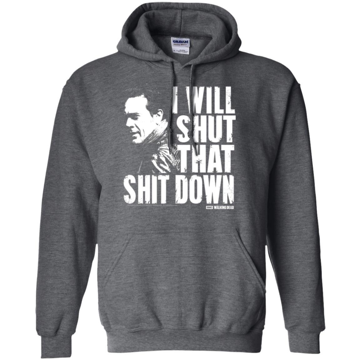 Film T-shirt I Shut That Shit Down Dark Heather