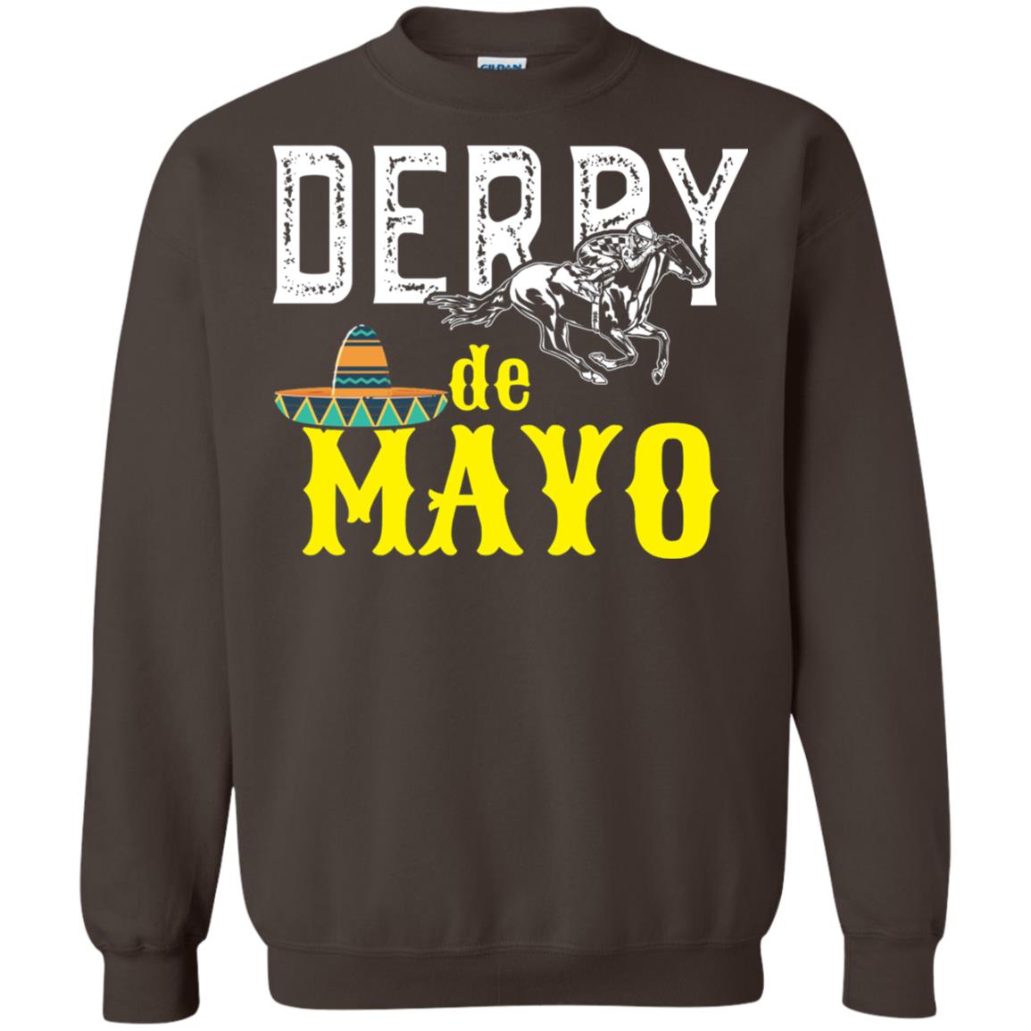Cinco Derby De Mayo Horse Race Shirt Dark Chocolate