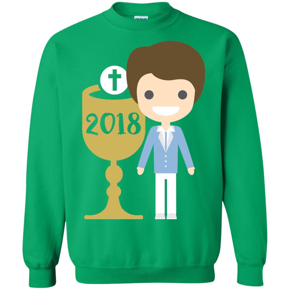 First Communion 2018 1st Holy Communion Shirt Irish Green