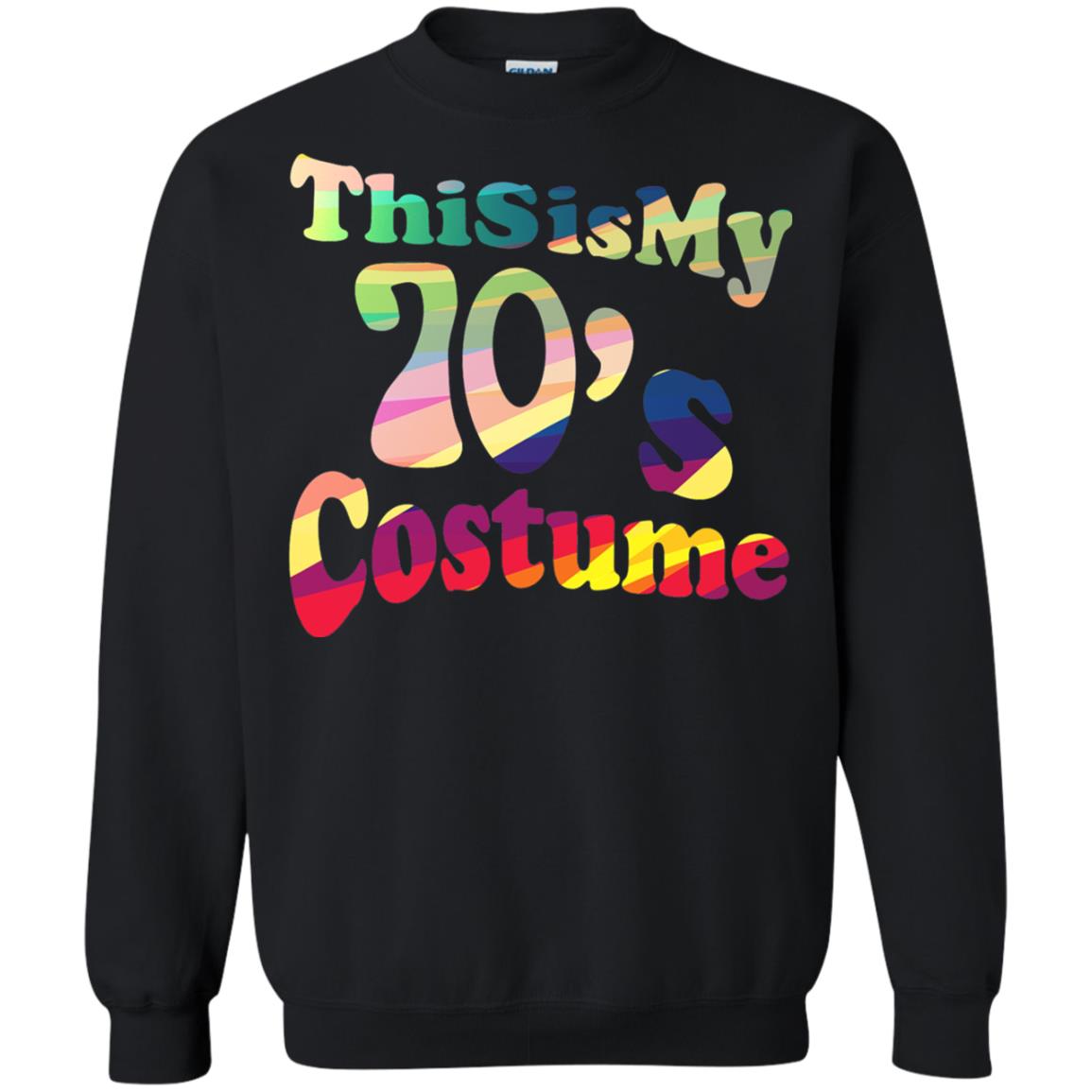 70s Halloween Costume 70s T-shirt For Women Men Girls Black