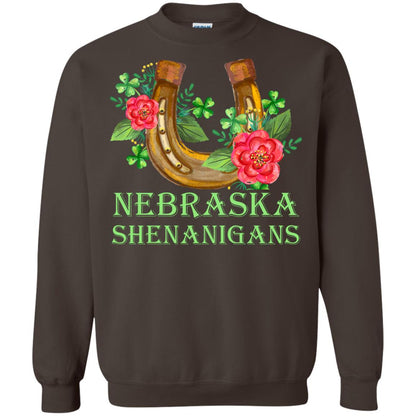 Horse Lover T-shirt Nebraska Shenanigans Dark Chocolate