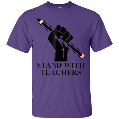 Colorado Teachers Stand With Teachers Educator Strike Shirt Purple