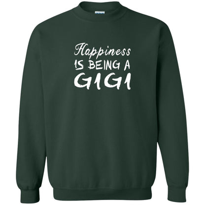 Happiness Is Being A Gigi Grandma Shirt Forest Green