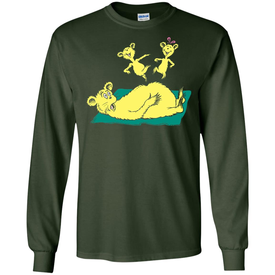 Dr. Seuss Hop On Pop Book Lover T-shirt Forest Green