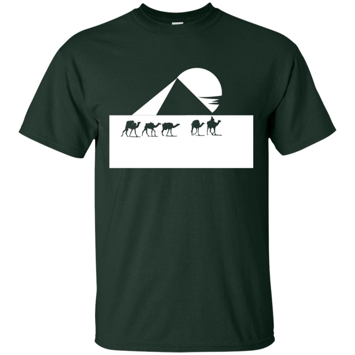 Egyptian Great Pyramid Of Giza T-shirt Forest