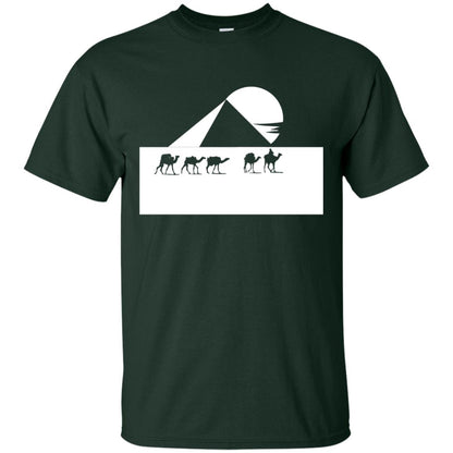 Egyptian Great Pyramid Of Giza T-shirt Forest