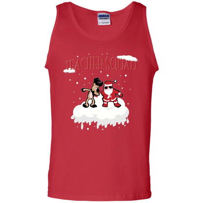 Teacher Squad Teaching X-mas Gift Shirt Red