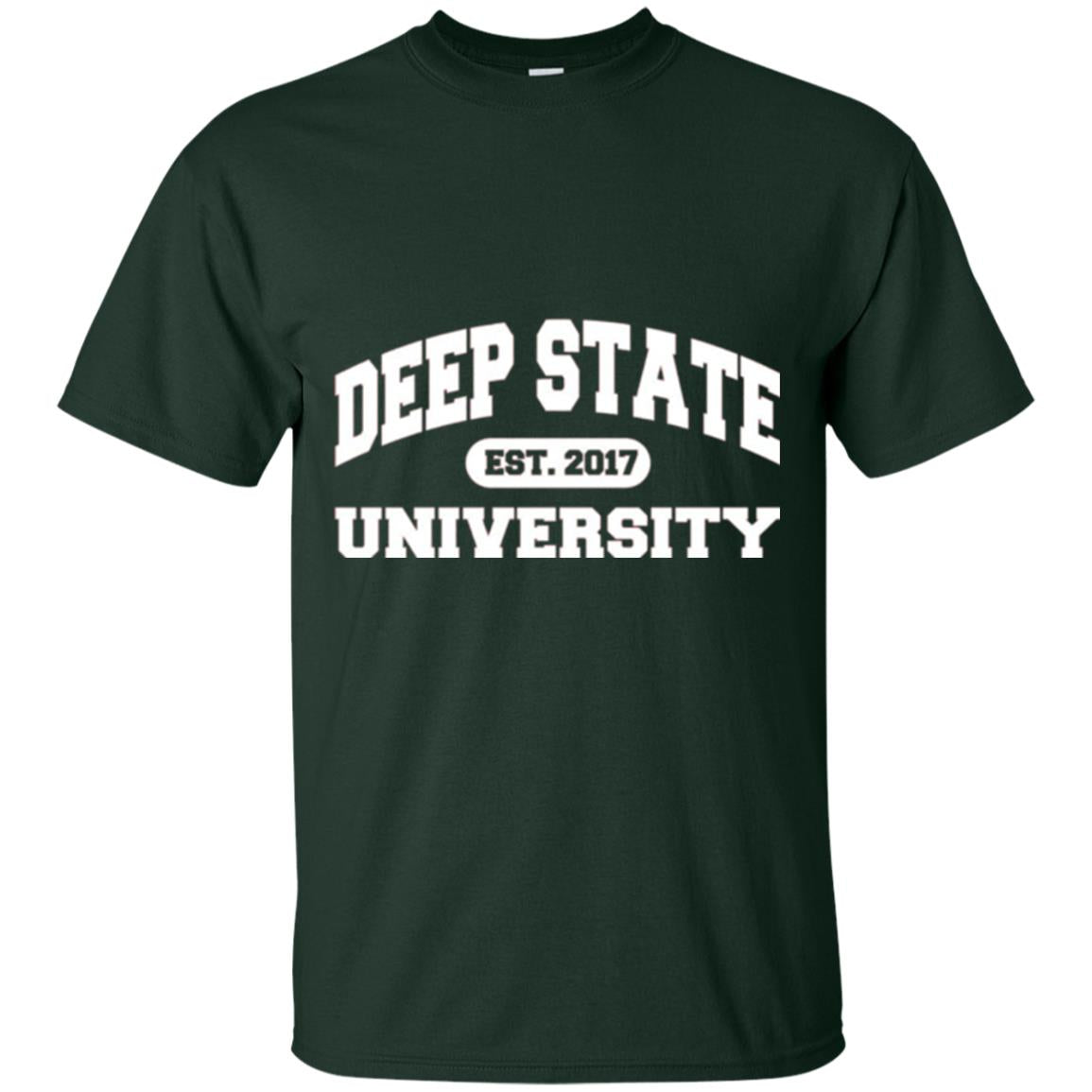 Deep State University T-shirt Forest Green