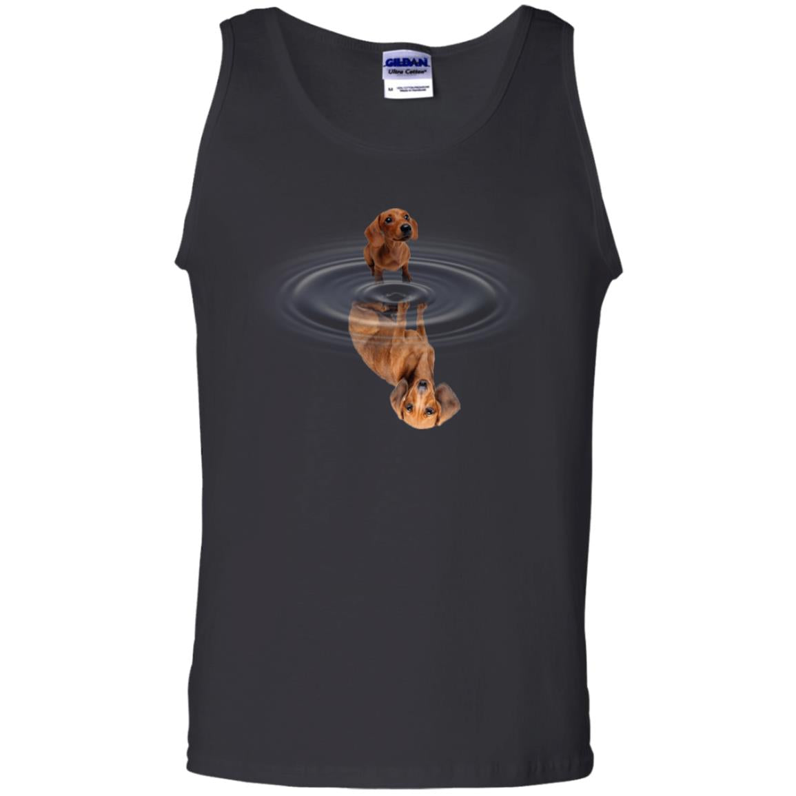 Little Dachshund And Big Shadow Shirt Black