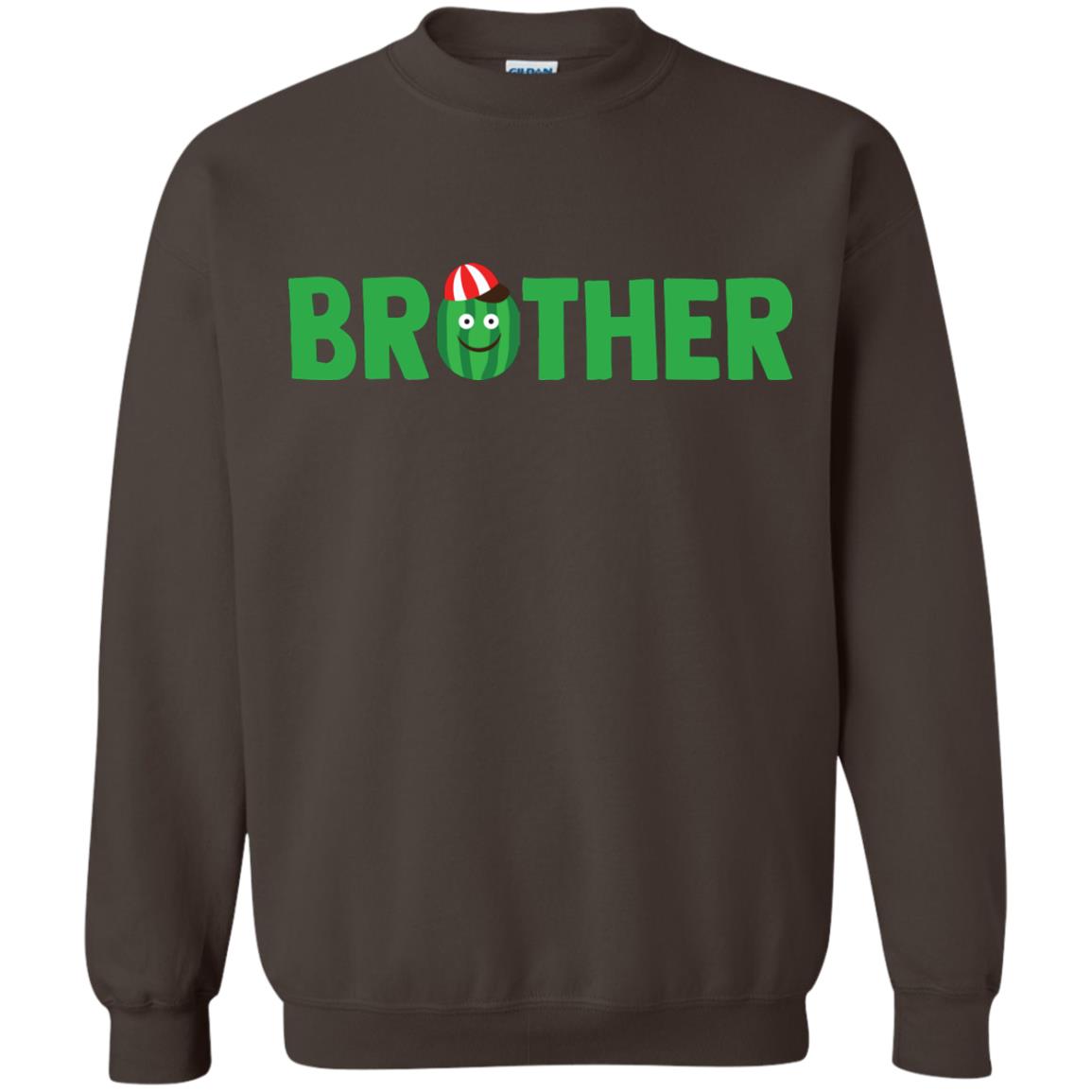 Brother Watermelon Funny Summer Melon Fruit Shirt For Brother Dark Chocolate