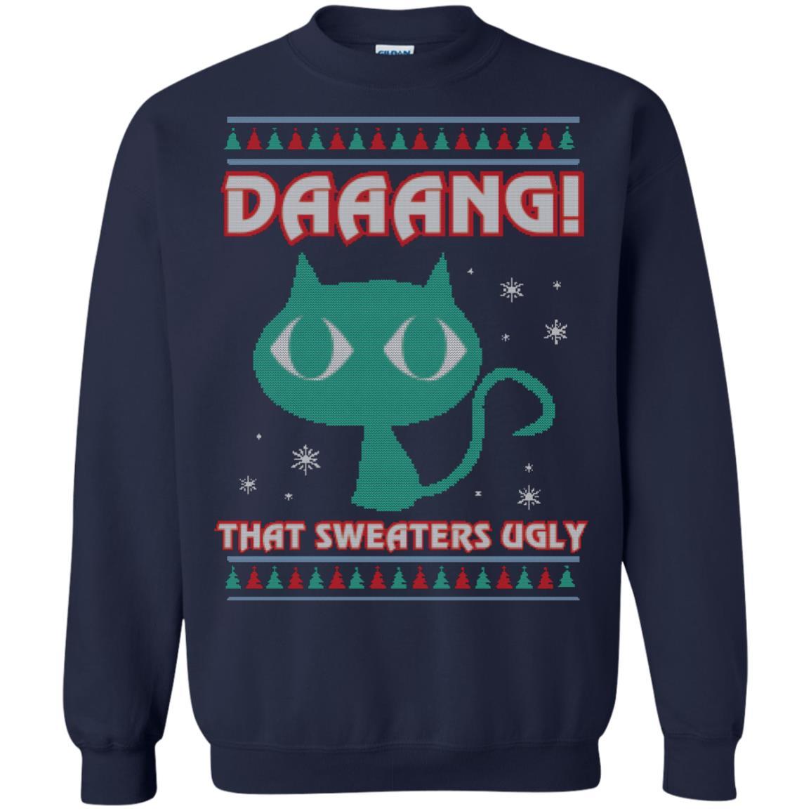 Cat Lovers T-shirt Daaang! That Sweaters Ugly Navy