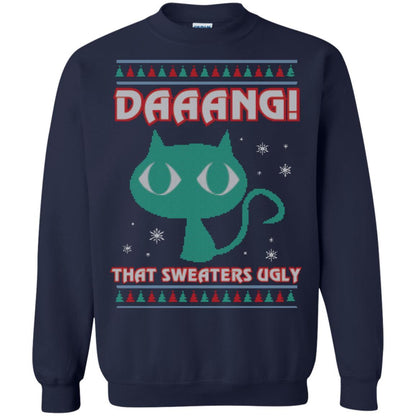 Cat Lovers T-shirt Daaang! That Sweaters Ugly Navy