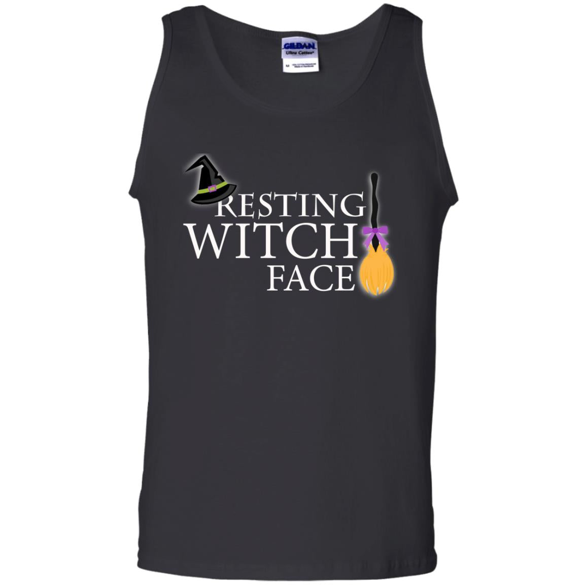 Reasting Witch Face Shirt Black