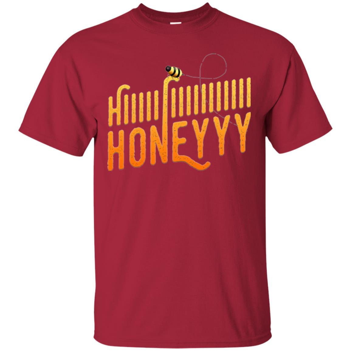 Bee T-shirt Hi Honey T-shirt Cardinal