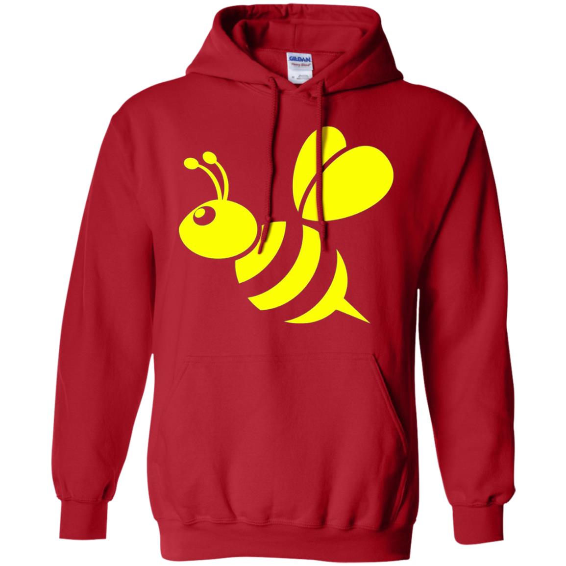 Yellow Honeybee Bee Lover T-shirt Red