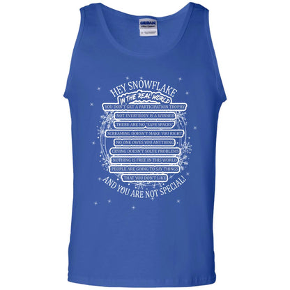 Hey Snowflake In The Real World You Don_t Get A Participation Trophy Military T-shirt Royal