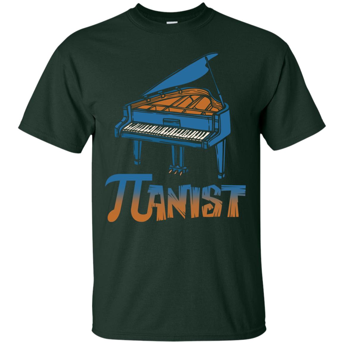 Pianist T-shirt Pi Day With Piano Forest