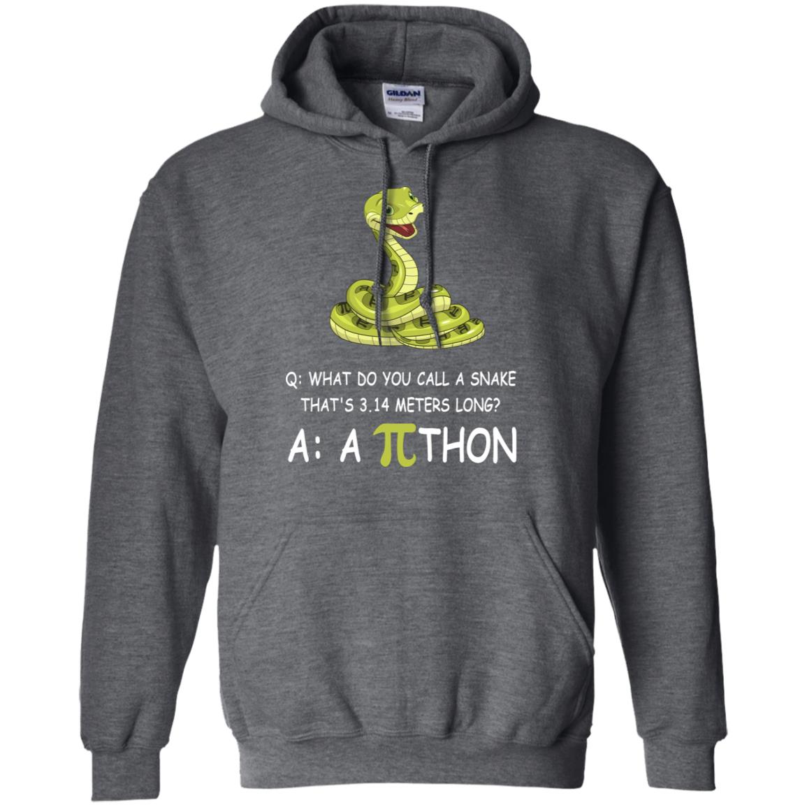 What Do You Call A Snake That's 3.14 Meters Long Shirt Dark Heather