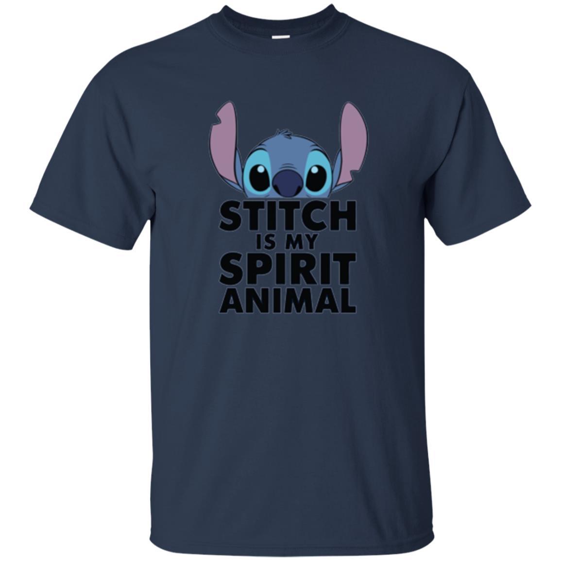 Disney Stitch Is My Spirit Animal T-shirt Navy
