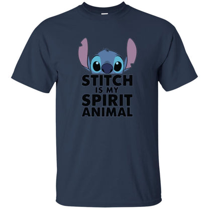 Disney Stitch Is My Spirit Animal T-shirt Navy