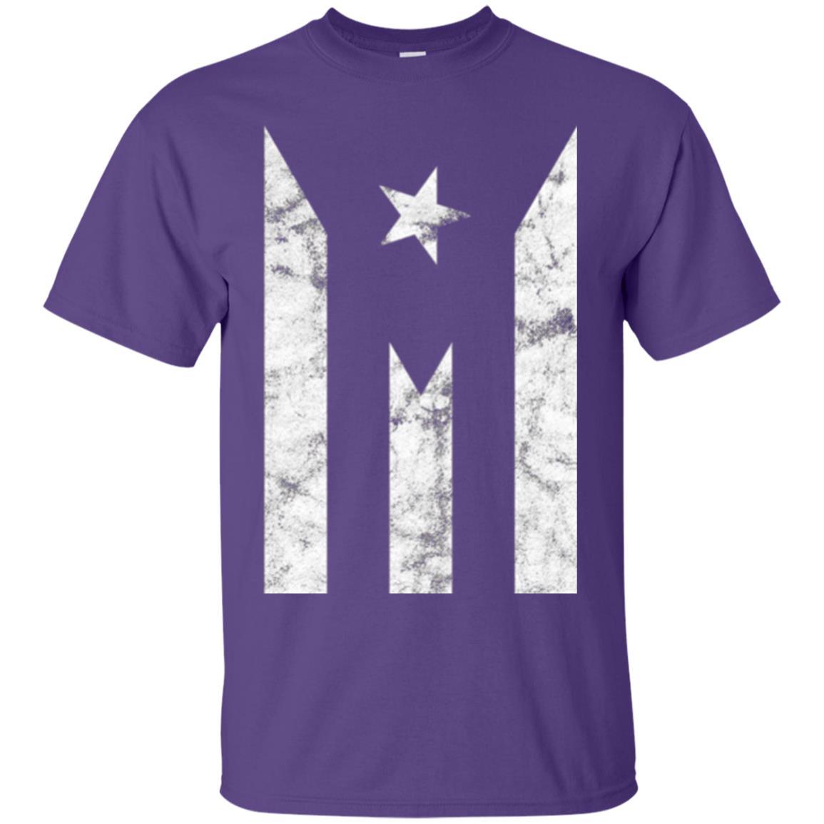Boricua T-shirt Puerto Rico Black Flag T-shirt Purple