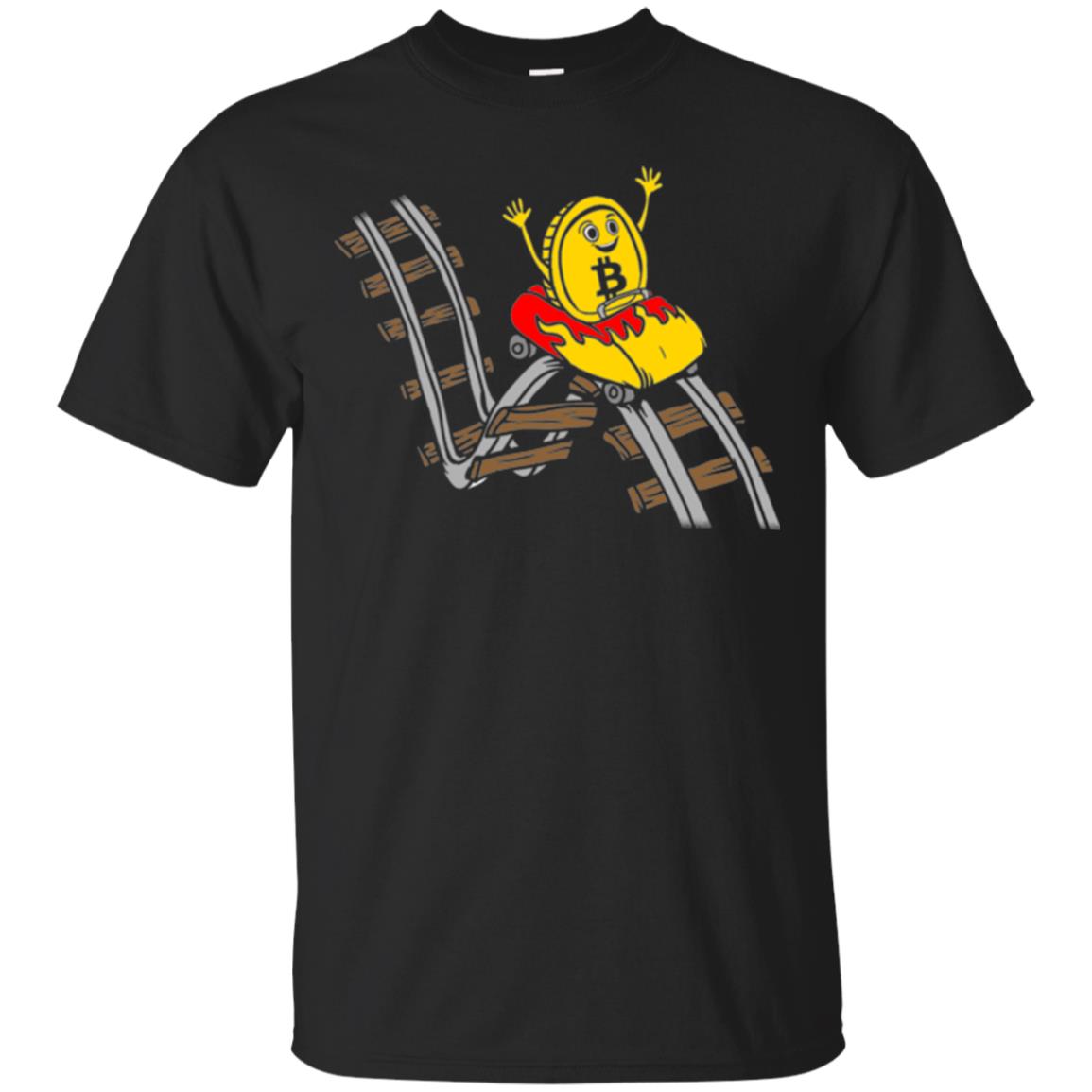 Bitcoin Rollercoaster T-shirt Black