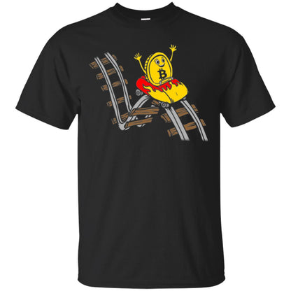 Bitcoin Rollercoaster T-shirt Black