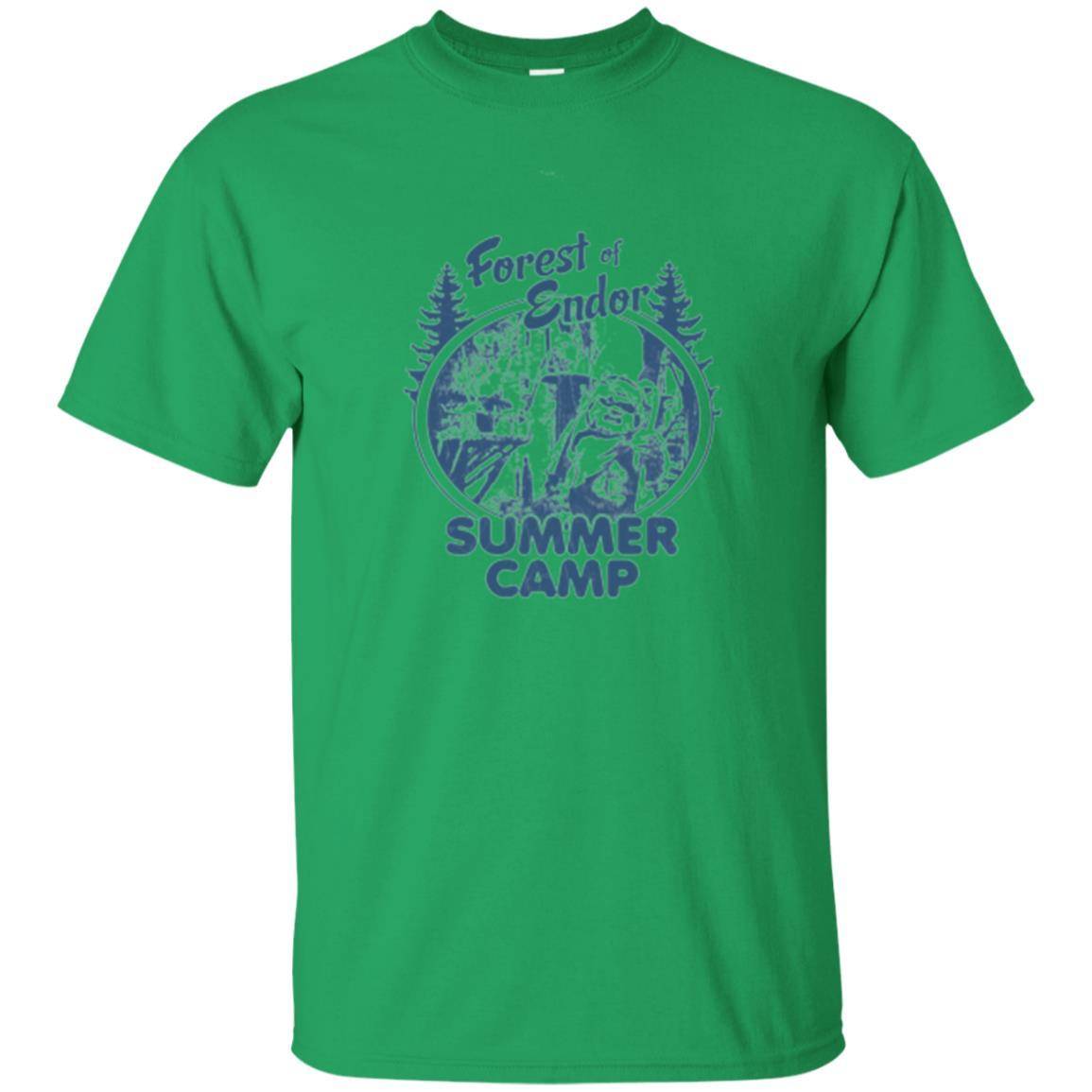 Film T-shirt Wicket Ewoks Endor Forest Summer Camp Irish Green