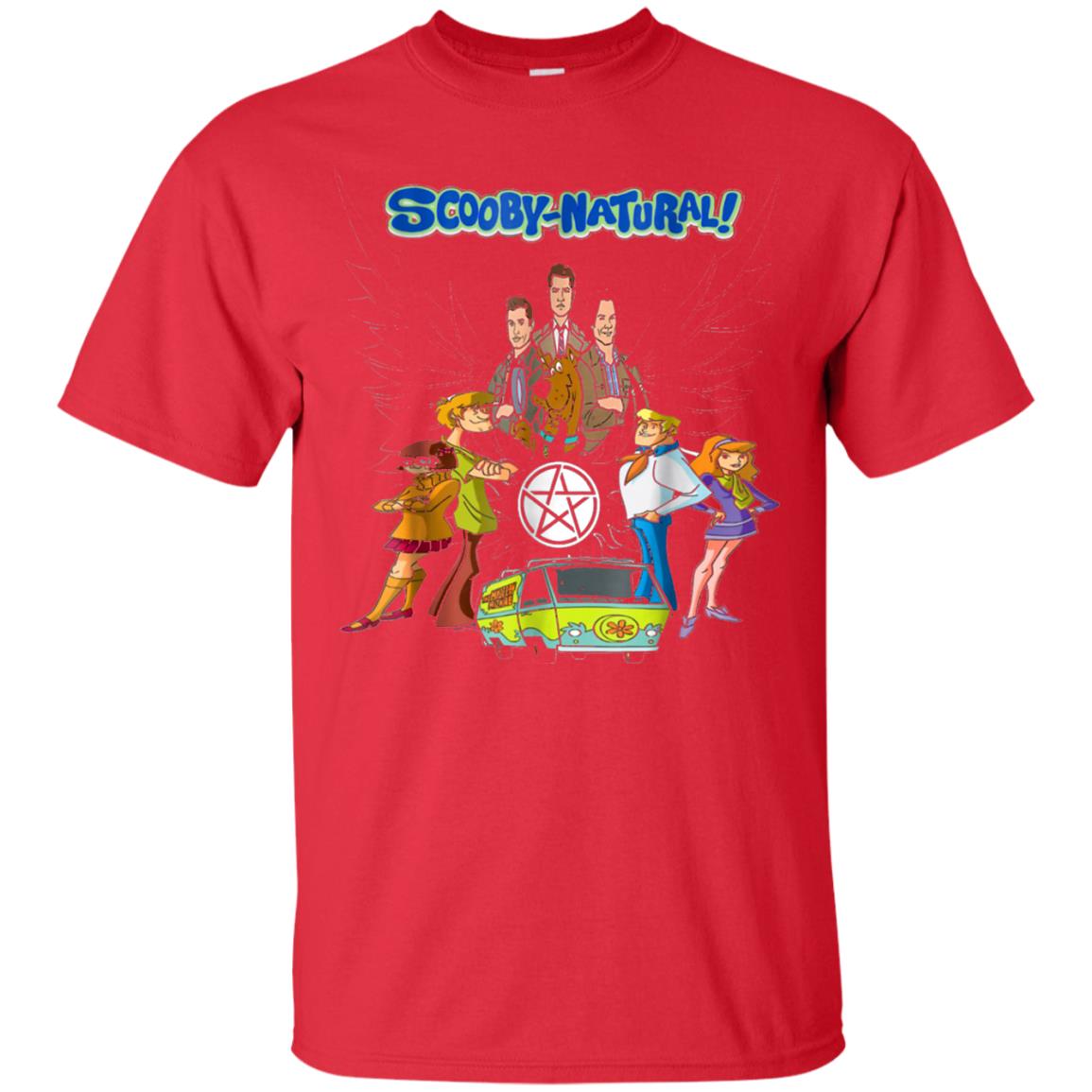 Scooby Natural Mystery Team Cartoon Shirt Red
