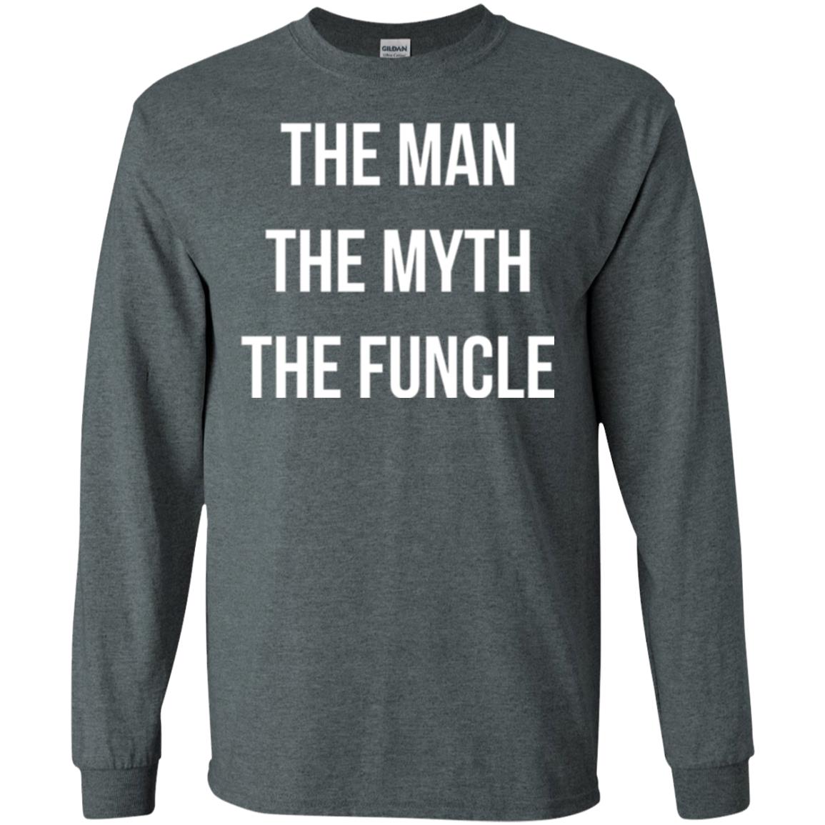 Uncle T-shirt The Man The Myth The Funcle Dark Heather