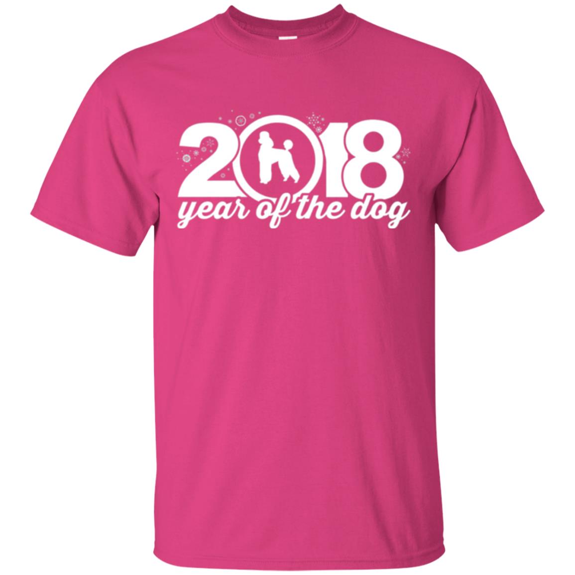 New Year T-shirt 2018 Year Of The Dog Heliconia